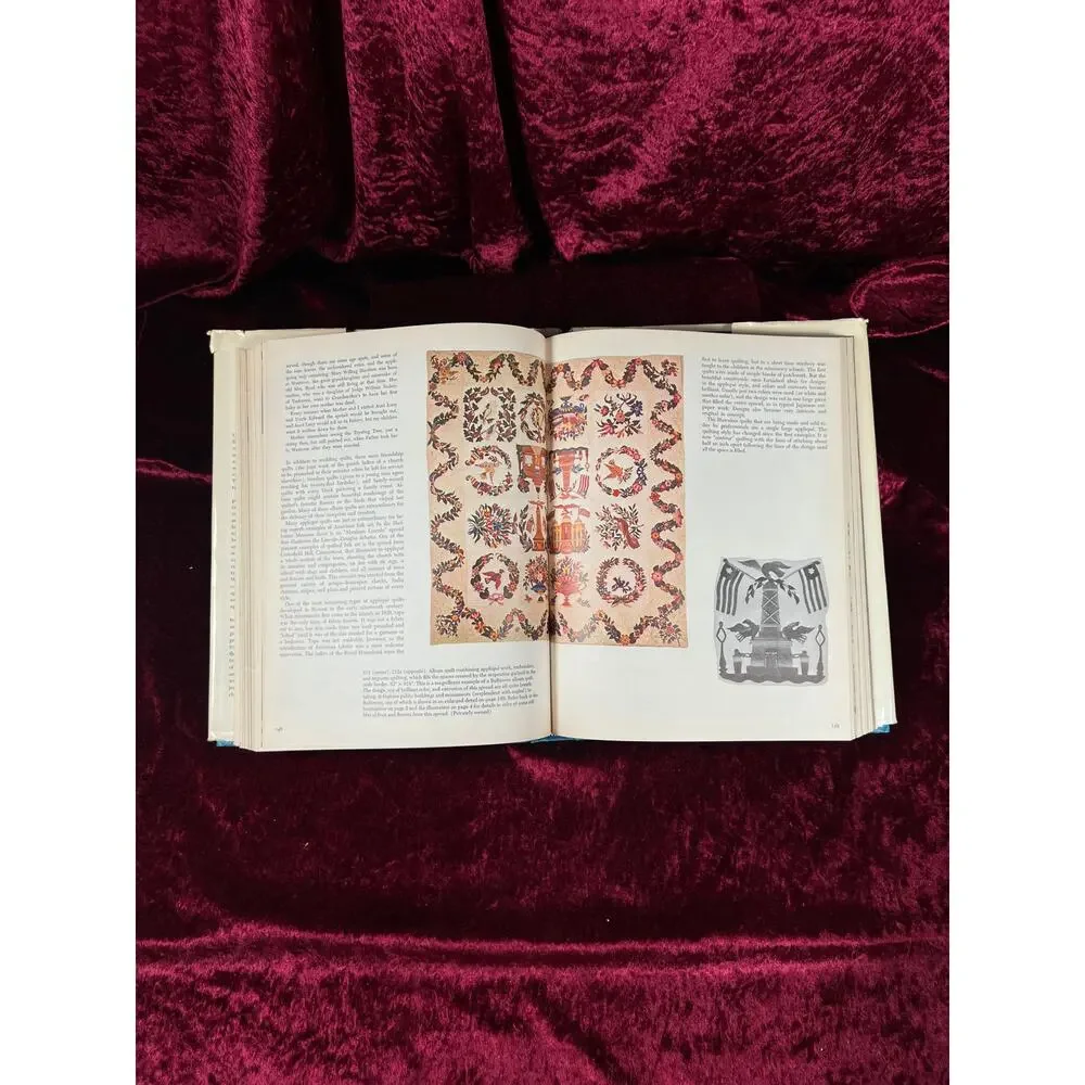 Vintage Hardcover Art Book America's Quilts and Coverlets Safford & Bishop 1974